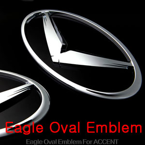 [ Accent 2011 auto parts ] Eagle emblem  Made in Korea